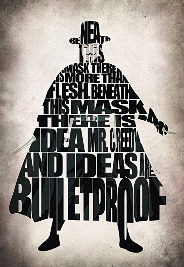 Comics-inspired typographic prints might look good on your wall