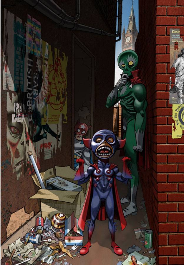 Jamie Hewlett creates new art for British Library comics exhibit
