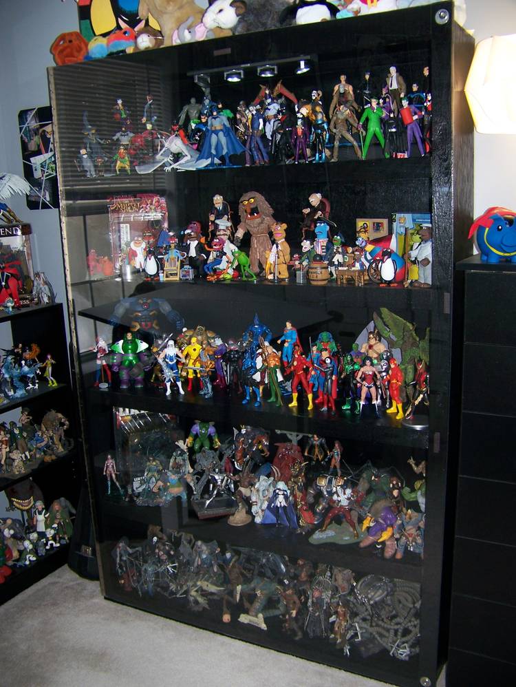 A massive collection of comics, action figures and ... squirrels!
