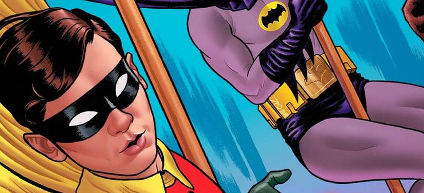 Robin grabs 'Bat Camera Phone' in 'Batman '66' selfie variant