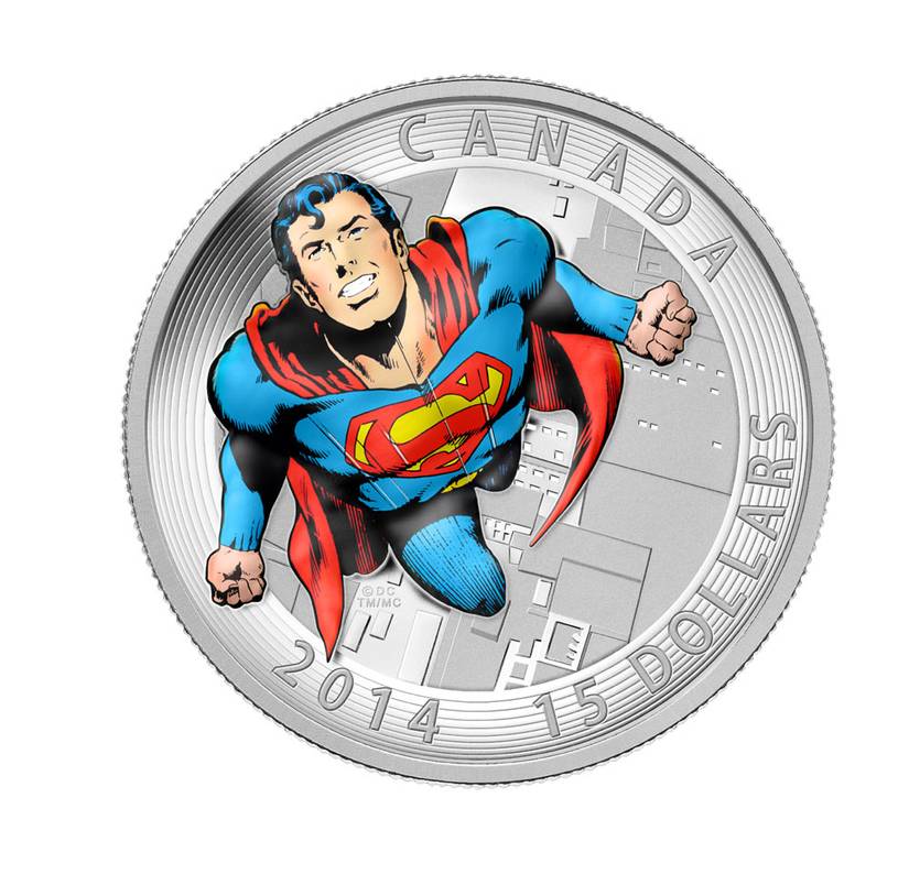 Canada introduces Superman coins featuring iconic DC covers