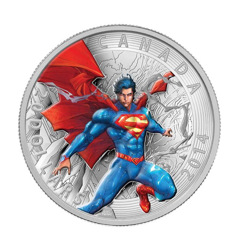 Canada introduces Superman coins featuring iconic DC covers