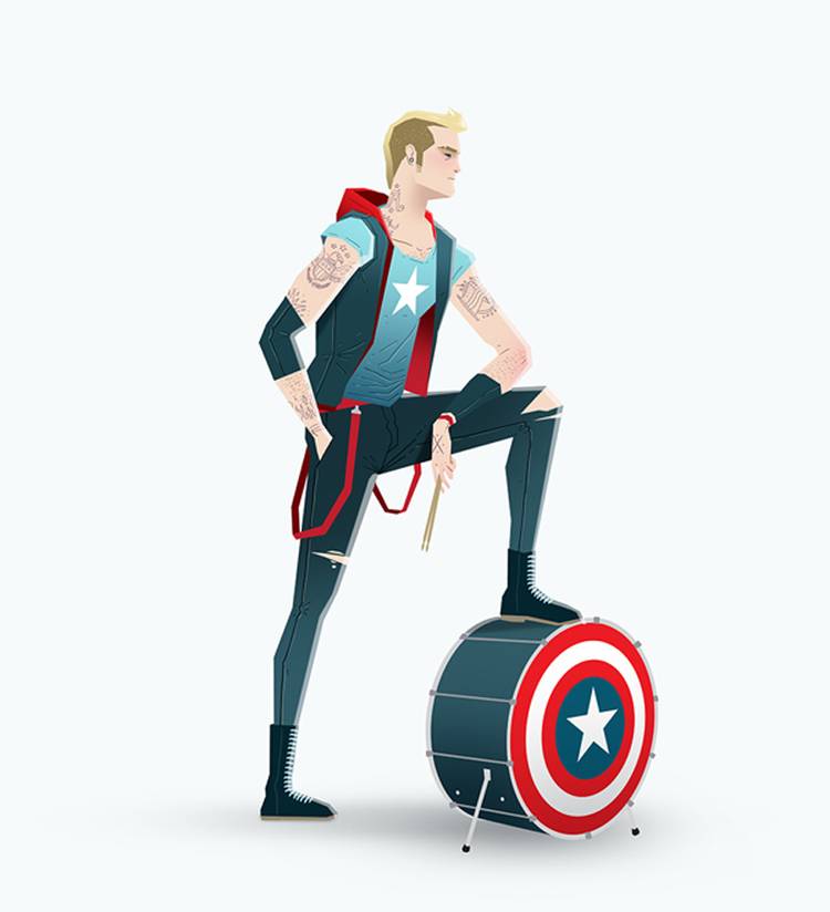 Superheroes get rockin' makeovers in 'Super Rockers'