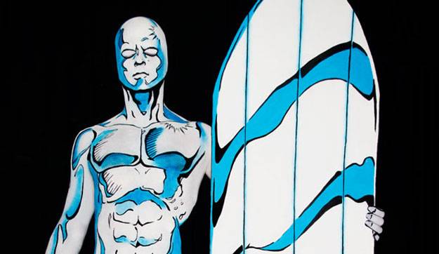There's more to this Silver Surfer tribute than meets the eye
