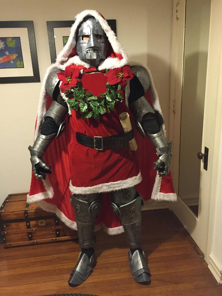 Santa Doom sees you when you're sleeping