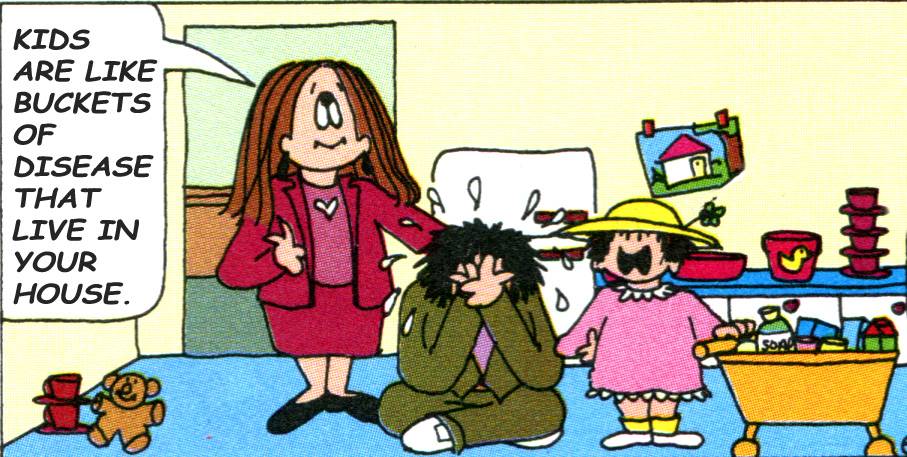 It's Cathy unfiltered as 'Cathy' meets Louis C.K. in comic mashup