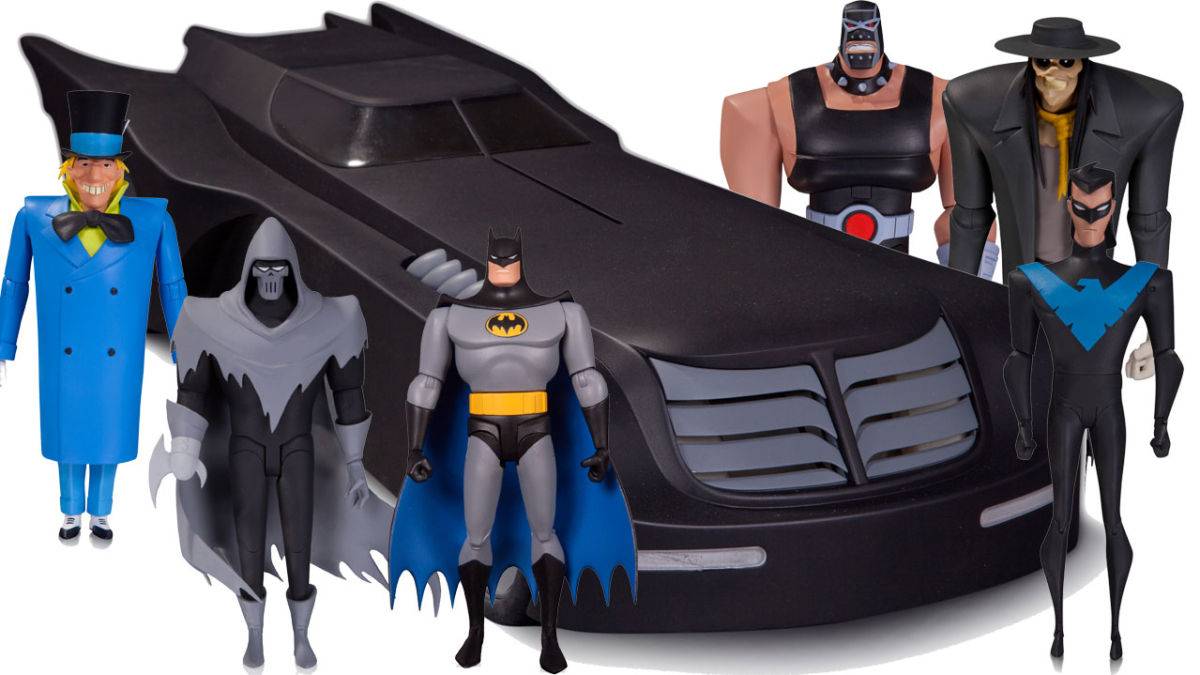 DC Collectibles unveils 'BTAS' Batmobile, DC Icons action figures