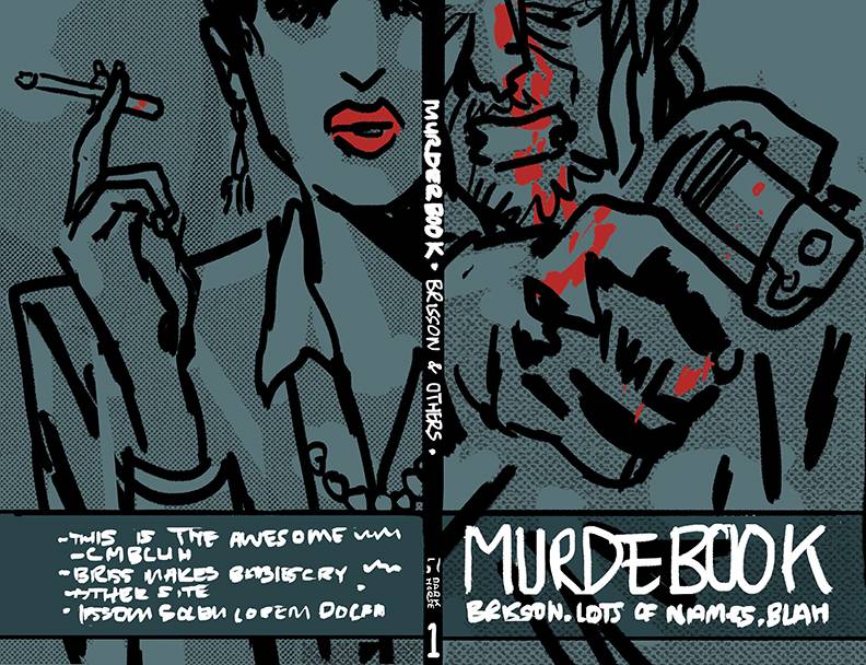 Discovering the cover design process for 'Murder Book'
