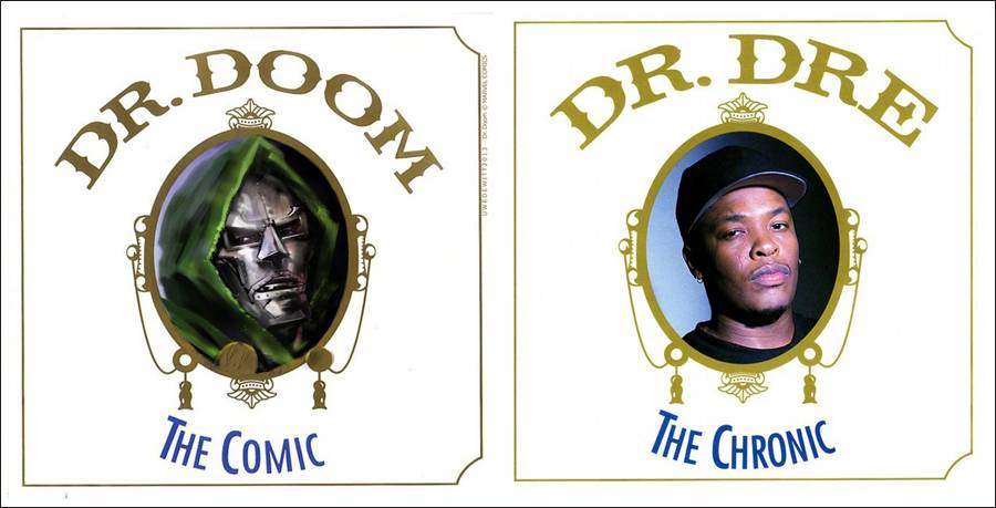 Famous album covers get a DC and Marvel remix