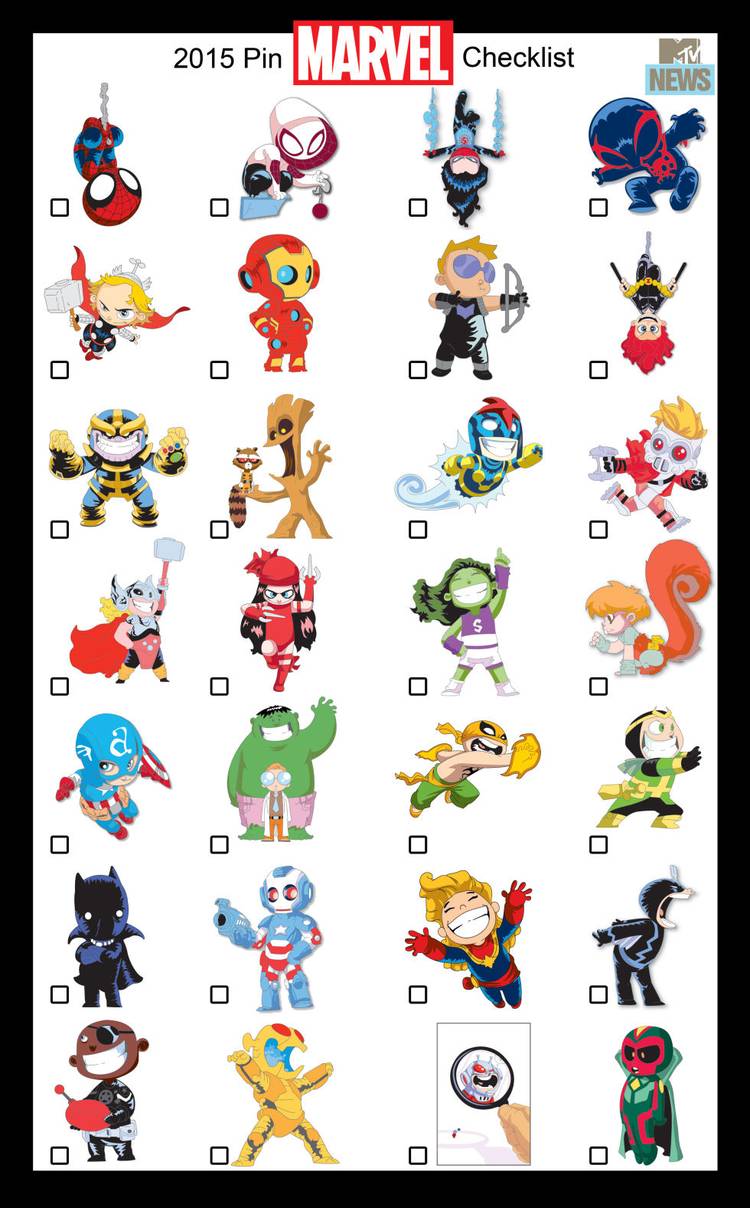Check out Marvel's adorable, SDCC exclusive enamel pin set