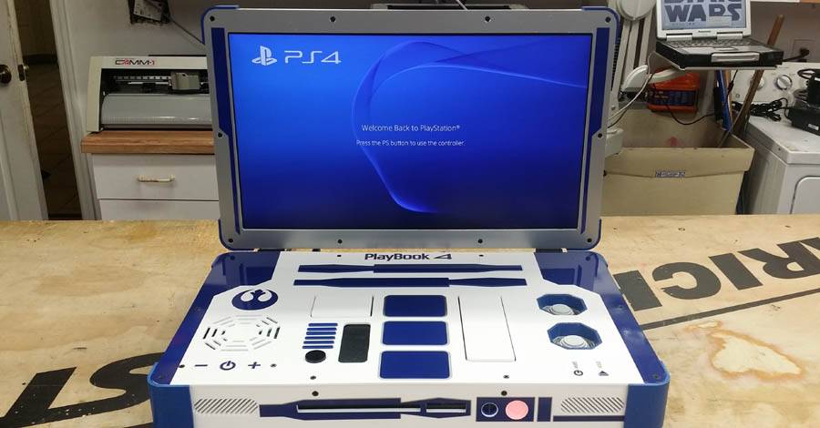 This custom R2-D2 themed PS4 is the console you're looking for