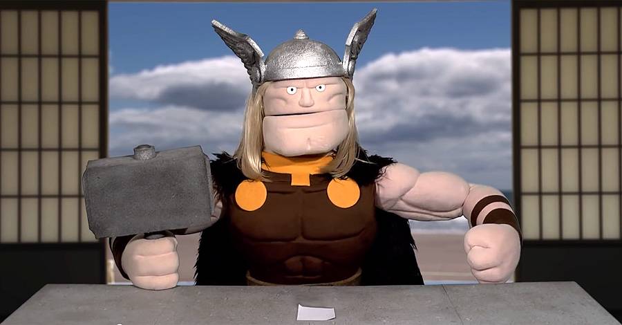 Watch a mighty Thor puppet teach the art of 'Thorigami'