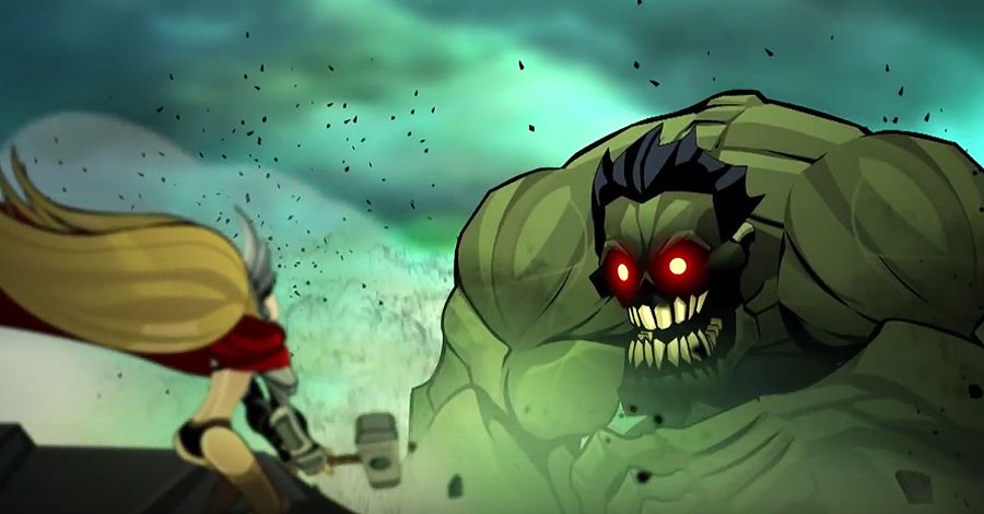 zombie thor glow in the dark