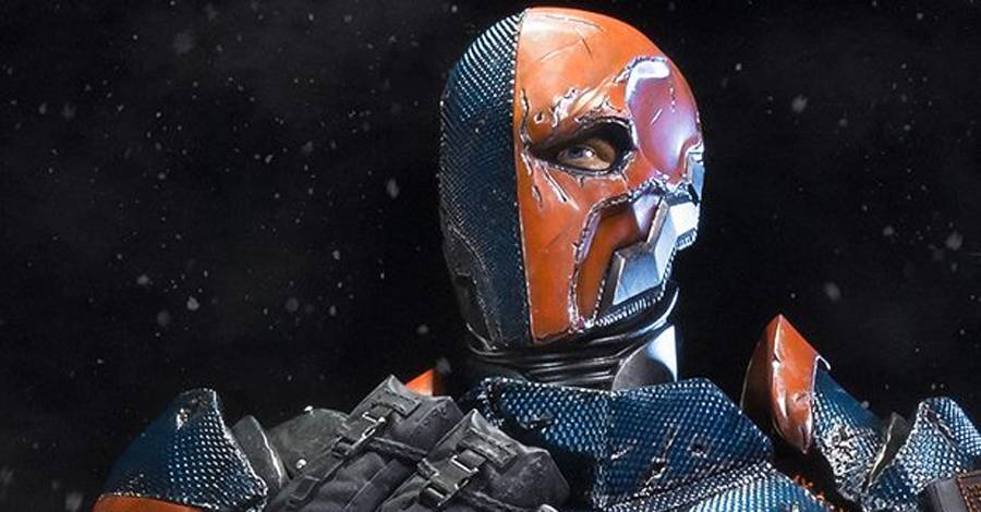 DC Comics Tirelire Buste Deathstroke – Arkham Origins – Sculpture Détaillée – Collectionneur – Cadeau Original