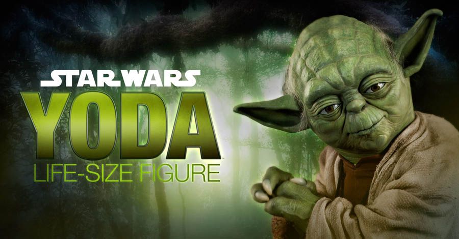 blockbuster yoda statue