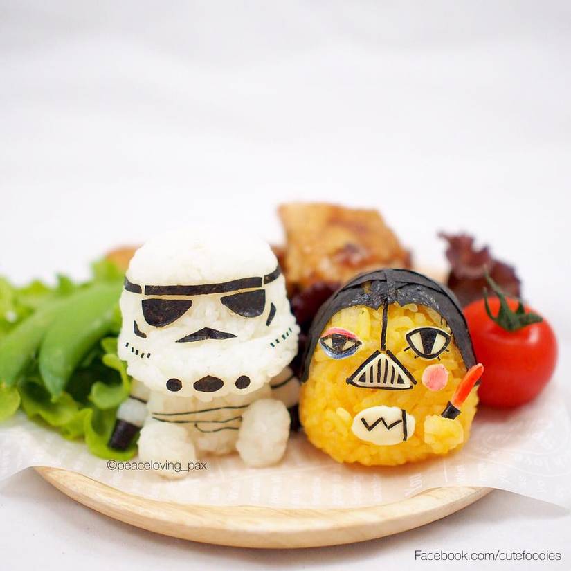For these cute rice ball superheroes, the greatest foe is lunchtime