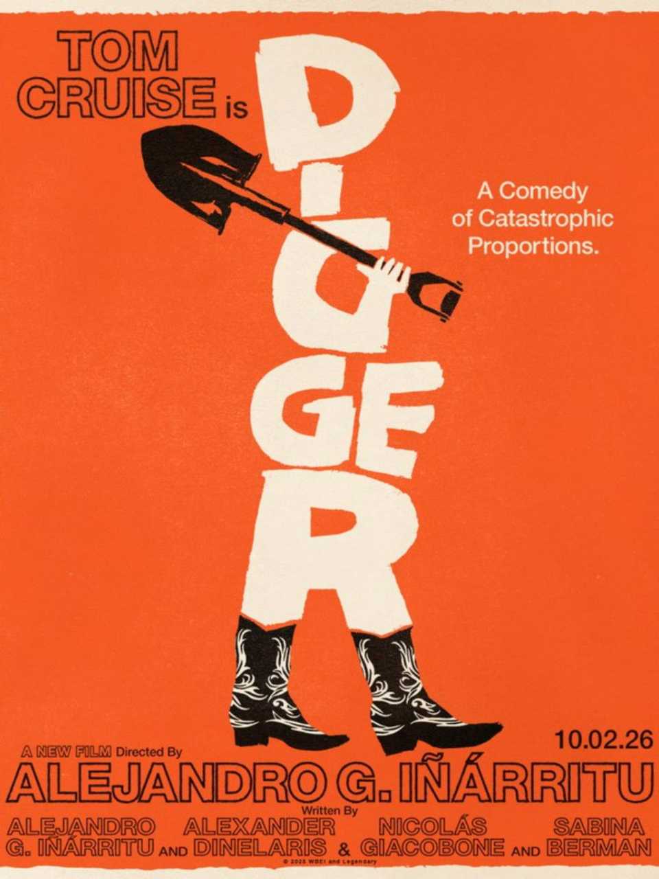 Tom Cruise Digger 2026 movie poster