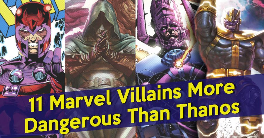 frugtbart depositum Faktisk 11 Marvel Villains More Dangerous Than Thanos | CBR