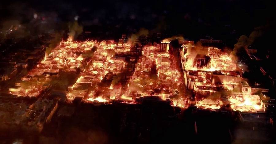 Los Angeles Burns in New 