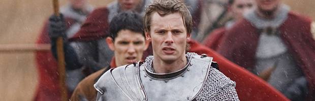 Colin Morgan And Bradley James Conjure Up Friendship On Merlin
