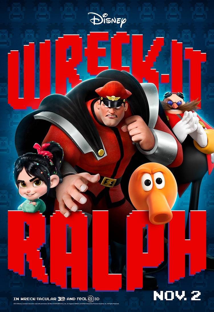 Wreck-It-Ralph & Co. Joined By Video Game Icons On New Posters
