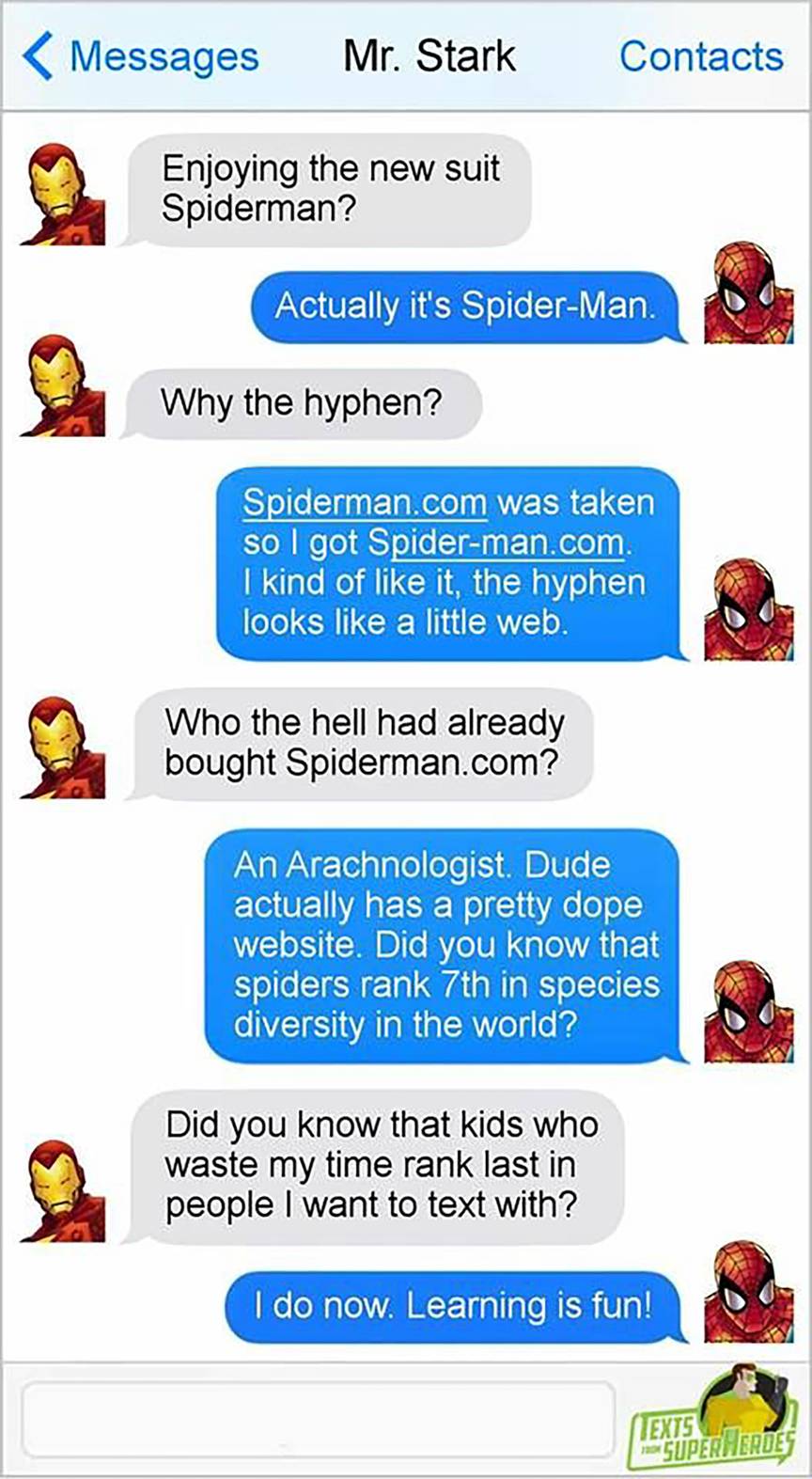 Iron Man Spider Man The Hyphen